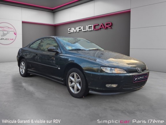 Peugeot 406 coupe 2.0i pack a premiere main entretient full peugeot occasion paris 17ème (75)(porte maillot) simplicicar...