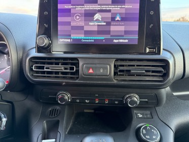 Citroen berlingo taille m bluehdi 100 ss bvm6 feel, radar recul ar, ecran tactile, carplay, garantie 12 mois occasion...