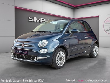 Fiat 500 my17 1.2 69 ch eco pack lounge kilométrage certifié toit panoramique première main  garantie 12 mois occasion...