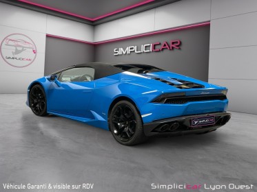 Lamborghini huracan v10 lp 610 spyder - garantie 12 mois occasion simplicicar lyon ouest simplicicar simplicibike france