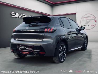 Peugeot 208 puretech 130 ss eat8 gt line - courroie remplacée - toit pano - garantie 12 mois occasion simplicicar annecy...