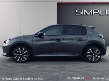Peugeot 208 puretech 130 ss eat8 gt line - courroie remplacée - toit pano - garantie 12 mois occasion simplicicar annecy...