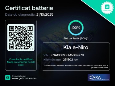 Kia e-niro electrique 204 ch active - garantie 12 mois occasion simplicicar lyon ouest simplicicar simplicibike france