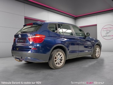 Bmw x3 f25 xdrive20d 184ch confort steptronic a - garantie 12 mois occasion simplicicar brest simplicicar simplicibike france