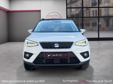 Seat arona 1.0 ecotsi 95 ch bvm5 black edition carplay caméra de recul garantie 12 mois occasion simplicicar toulouse sud...