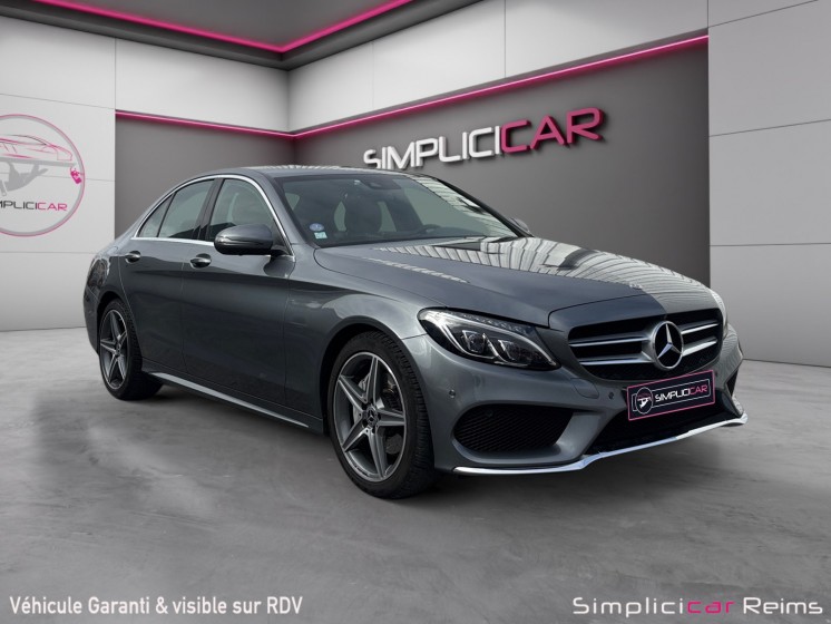 Mercedes classe c 180 essence 156 ch amg line 9g-tronic - garantie 12 mois occasion simplicicar reims simplicicar...