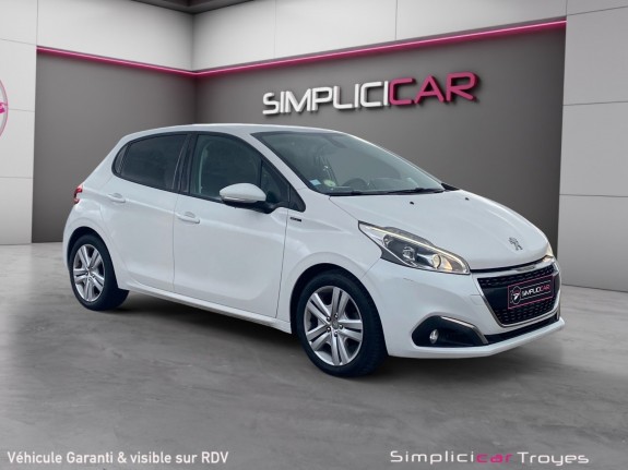 Peugeot 208 bluehdi 100ch ss bvm5 signature régulateur bluetooth ecran tactile garantie 12 mois occasion barberey...