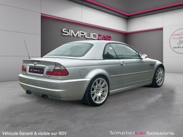 Bmw m3 cab e46 smg 2 343ch - suivi/sièges electriques/cuir/hardtop - moteur neuf - garantie 12 mois occasion simplicicar...