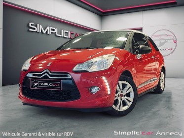 Citroen ds3 vti 95 airdream chic/2eme main/chaine de distribution/garantie 12 mois occasion simplicicar annecy simplicicar...