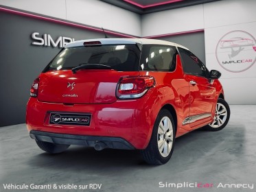 Citroen ds3 vti 95 airdream chic/2eme main/chaine de distribution/garantie 12 mois occasion simplicicar annecy simplicicar...