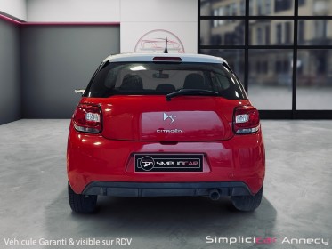 Citroen ds3 vti 95 airdream chic/2eme main/chaine de distribution/garantie 12 mois occasion simplicicar annecy simplicicar...
