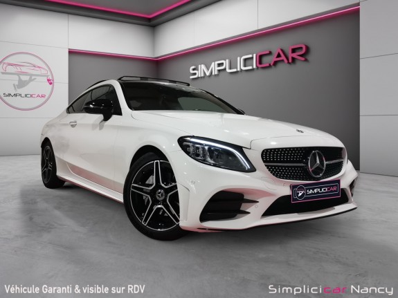 Mercedes classe c coupe 220d 9g-tronic amg line toit ouvrant burmester carplay garantie 12 mois occasion simplicicar nancy...