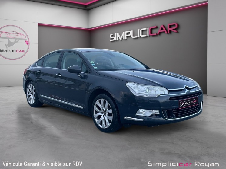 Citroen c5 3.0 v6 hdi 240 ch exclusive bva 6 rapports / entretien à jour / garantie 6 mois occasion simplicicar royan...