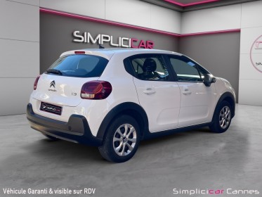Citroen c3 c3 bluehdi 100 ss bvm6 feel occasion cannes (06) simplicicar simplicibike france