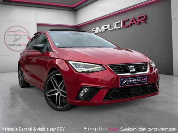 Seat ibiza 1.0 ecotsi 115 ch s/s dsg7 fr / camÉra / radars av  ar / car play / toit ouvrant / garantie 12 mois occasion...