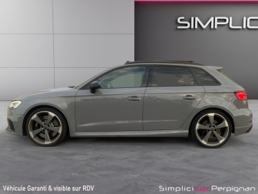 Audi rs3 sportback 2.5 tfsi 400 ch s tronic quattro garantie 12 mois carplay/toit ouvrant/gps/caméra/bang  olufsen sound......