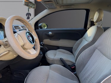 Fiat 500 1.2 69ch -  climatisation - toit panoramique - distribution à jour - entretien à jour occasion simplicicar salon...