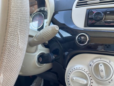 Fiat 500 1.2 69ch -  climatisation - toit panoramique - distribution à jour - entretien à jour occasion simplicicar salon...