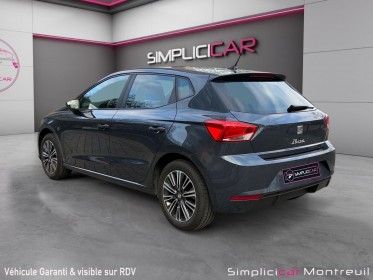 Seat ibiza entretien, suivi complet constructeur/garantie 12 mois/carplay occasion montreuil (porte de vincennes)(75)...