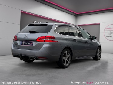 Peugeot 308 sw bluehdi 130ch ss eat8 gt, apple carplay, toit panoramique, garantie 12 mois occasion scl 56 - simplicicar...