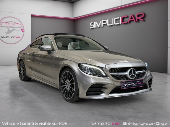 Mercedes classe c coupe 220d amg line 9g-tronic - toit ouvrant - sièges elec/chauffant/mémoire - carplay - caméra  -......