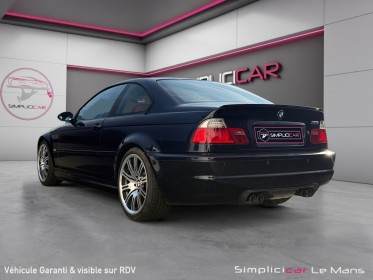 Bmw m3 coupe e46 entretien et grosse révision complète garantie 12 mois occasion simplicicar le mans simplicicar...