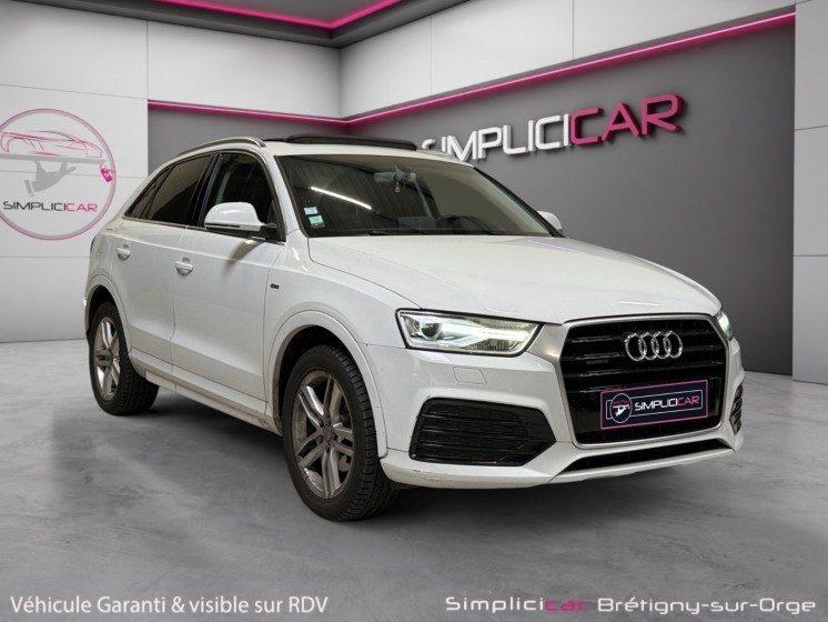 Audi q3 q3 2.0 tdi 184 ch s tronic 7 quattro s line occasion simplicicar bretigny-sur-orge simplicicar simplicibike france