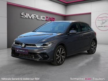 Volkswagen polo 1.0 tsi 110cv ss dsg7 r-line - toit ouvrant - carplay - garantie 12 mois occasion simplicicar toulon est...