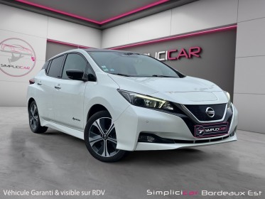 Nissan leaf electrique 40kwh n-connecta clim camera 360 garantie 12 mois occasion simplicicar bordeaux  simplicicar...