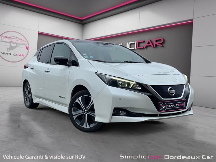 Nissan leaf electrique 40kwh n-connecta clim camera 360 garantie 12 mois occasion simplicicar bordeaux  simplicicar...