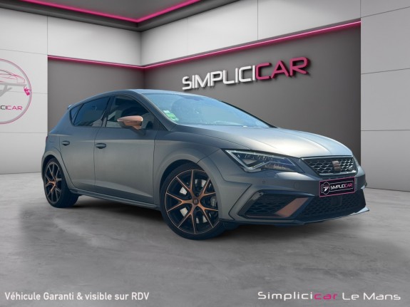Seat leon 2.0 tsi 310 cupra numérotée 260/799 garantie 12 mois occasion simplicicar le mans simplicicar simplicibike france