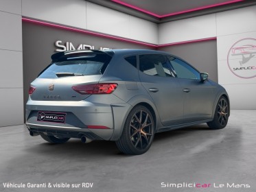 Seat leon 2.0 tsi 310 cupra numérotée 260/799 garantie 12 mois occasion simplicicar le mans simplicicar simplicibike france