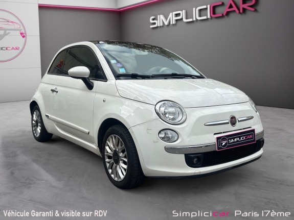 Fiat 500 1.2 8v 69 ch lounge occasion paris 17ème (75)(porte maillot) simplicicar simplicibike france
