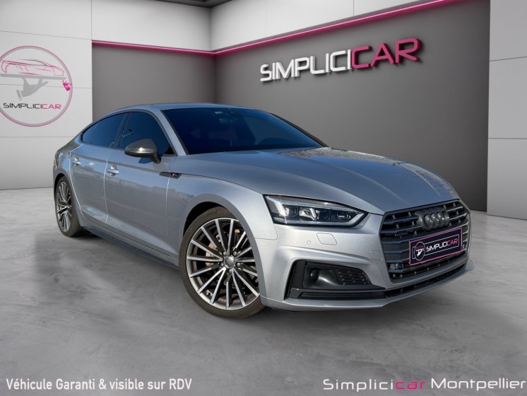 Audi a5 sportback 2.0 tdi 190ch s tronic 7 quattro s line carplay occasion montpellier (34) simplicicar simplicibike france