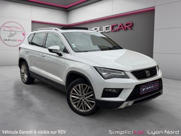 Seat ateca 1.6 tdi 115 ch start/stop ecomotive dsg7 xcellence toit ouvrant panoramique, car play, coffre electrique...