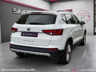 Seat ateca 1.6 tdi 115 ch start/stop ecomotive dsg7 xcellence toit ouvrant panoramique, car play, coffre electrique...