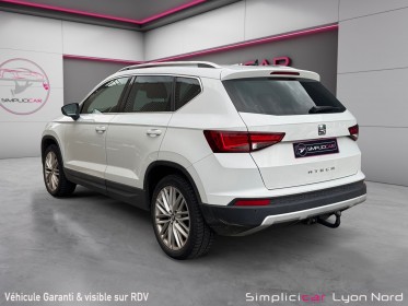 Seat ateca 1.6 tdi 115 ch start/stop ecomotive dsg7 xcellence toit ouvrant panoramique, car play, coffre electrique...