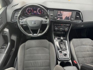 Seat ateca 1.6 tdi 115 ch start/stop ecomotive dsg7 xcellence toit ouvrant panoramique, car play, coffre electrique...