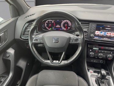 Seat ateca 1.6 tdi 115 ch start/stop ecomotive dsg7 xcellence toit ouvrant panoramique, car play, coffre electrique...