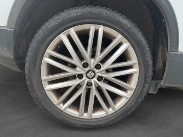 Seat ateca 1.6 tdi 115 ch start/stop ecomotive dsg7 xcellence toit ouvrant panoramique, car play, coffre electrique...