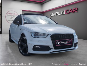 Audi a3 a3 2.0 tdi 150 s line s tronic 6 - toit ouvrant - suivi complet - garantie 12 mois occasion simplicicar lyon nord...