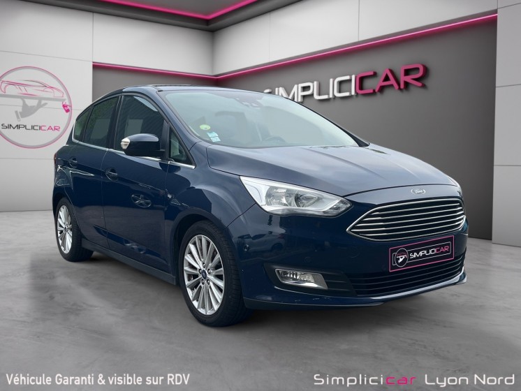 Ford c-max 1.5 tdci 120 ss powershift titanium/carplay/boîte auto/démarrage sans clés/garantie 12 mois occasion...