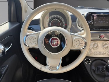 Fiat 500 serie 6 euro 6d 1.2 69 ch eco pack lounge garantie 12mois toit pano occasion simplicicar lyon nord simplicicar...