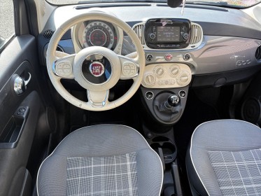 Fiat 500 serie 6 euro 6d 1.2 69 ch eco pack lounge garantie 12mois toit pano occasion simplicicar lyon nord simplicicar...