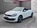 Volkswagen golf cabriolet 2.0 tsi 210 gti dsg - sièges en cuir chauffants - caméra de recul - radar av ar - régulateur...