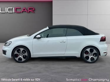 Volkswagen golf cabriolet 2.0 tsi 210 gti dsg - sièges en cuir chauffants - caméra de recul - radar av ar - régulateur...