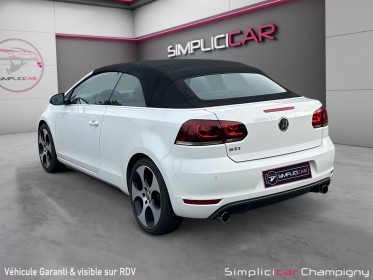 Volkswagen golf cabriolet 2.0 tsi 210 gti dsg - sièges en cuir chauffants - caméra de recul - radar av ar - régulateur...