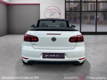 Volkswagen golf cabriolet 2.0 tsi 210 gti dsg - sièges en cuir chauffants - caméra de recul - radar av ar - régulateur...