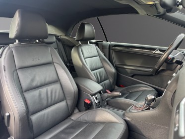 Volkswagen golf cabriolet 2.0 tsi 210 gti dsg - sièges en cuir chauffants - caméra de recul - radar av ar - régulateur...