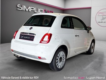 Fiat 500 serie 6 1.2 69 ch lounge toit pano/garantie 12mois occasion simplicicar lyon nord simplicicar simplicibike france